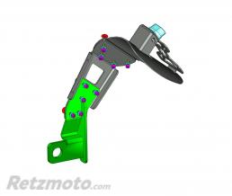 Support de plaque ACCESS DESIGN ras de roue noir Yamaha FZ1/FZ8