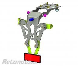 Support de plaque V PARTS noir Suzuki GSX-S750/1000