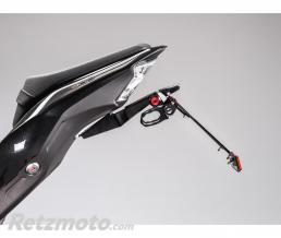 Support de plaque LIGHTECH noir Kawasaki Z900