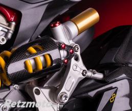 Protection amortisseur LIGHTECH carbone brillant Ducati Panigale