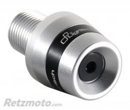 Embouts de guidon LIGHTECH Black&White Serie Argent Yamaha