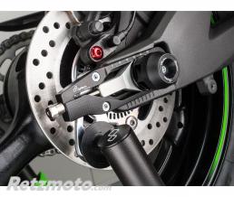 Protections fourche et bras oscillant (axe de roue) LIGHTECH noir Yamaha MT-10 - ARYA106NER