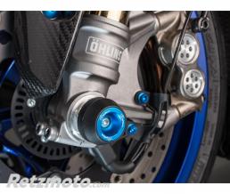 Protections fourche et bras oscillant (axe de roue) LIGHTECH Cobalt Honda CB650F - ARHO104COB