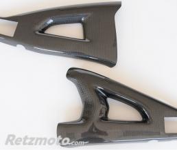 Carter de bras oscillant LIGHTECH carbone brillant Kawasaki Zx10R