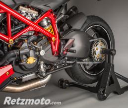Carter de bras oscillant LIGHTECH carbone mat Ducati Streetfighter 848