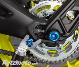 Protection fourche et bras oscillant (axe de roue) LIGHTECH cobalt Yamaha MT-09