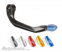 LIGHTECH Protection de levier de frein LIGHTECH C-Tech 132mm carbone noir/rouge