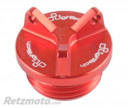 LIGHTECH Bouchon de carter d'huile LIGHTECH M20x2,5 3 pans alu rouge