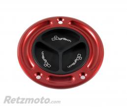 Bouchon de r�servoir LIGHTECH noir/rouge � vis Aprilia RSV4R