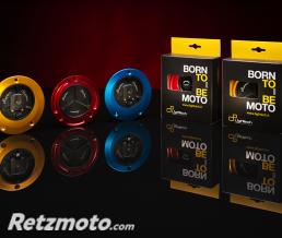 Bouchon de r�servoir LIGHTECH noir/or � vis Honda CBR1000RR