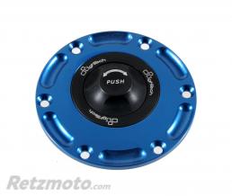 Bouchon de r�servoir LIGHTECH noir/cobalt 1/4 tour Aprilia