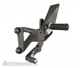 Commandes recul�es fixes LIGHTECH s�lection standard noir Triumph Daytona/Street Triple 675(R)