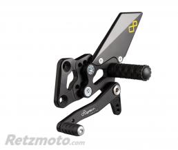Commandes recul�es r�glables/repliables LIGHTECH s�lection standard noir Kawasaki Ninja 250/300R