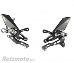 Commandes recul�es r�glables/repliables LIGHTECH s�lection standard noir Aprilia RSV4/Tuono V4