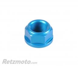 Ecrou d'axe de roue arri�re LIGHTECH ergal cobalt Yamaha Mt-03