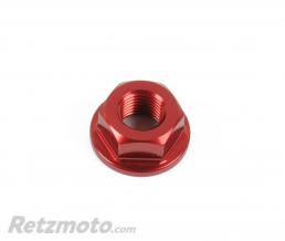 Ecrou d'axe de roue arri�re LIGHTECH ergal rouge Kawasaki Ninja 250R