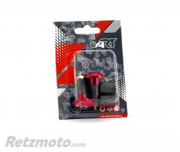 Embout de guidon ART �12-18mm rouge