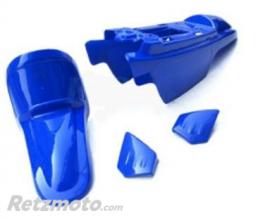 Kit plastique ART couleur origine bleu + kit d�co KUTVEK Racer bleu Yamaha PW50