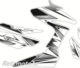 Kit d�co Velocity Kutvek blanc/noir Yamaha T-Max 530
