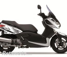 Kit d�co Velocity Kutvek blanc/noir Yamaha X-Max 125/250