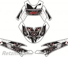 Kit d�co Demon Kutvek rouge MBK Booster
