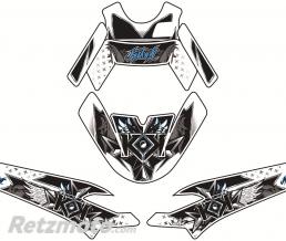 Kit d�co Demon Kutvek bleu Peugeot Ludix