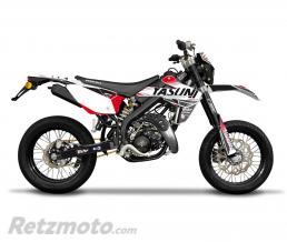 Kit deco KUTVEK Yasuni Factory rouge/blanc Rieju MRT 50