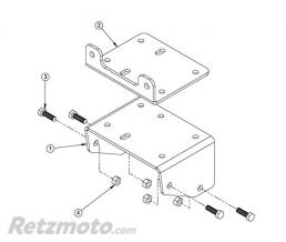 Support de treuil Cycle Country Suzuki Kingquad