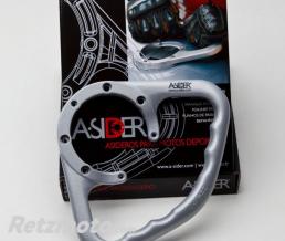 Poign�e de r�servoir A-SIDER sans vis argent Aprilia RSV4
