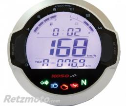Compteur digital LCD mutlifonctions KOSO DL-03S GP Style rond universel