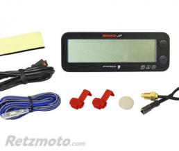 Compte-tours KOSO Pro-1 LCD multifonctions noir