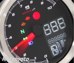 Compteur de vitesse KOSO TNT-04 chrome