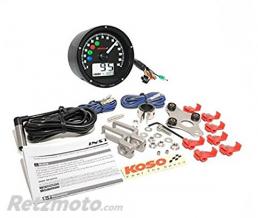 Compteur de vitesse KOSO D75 noir
