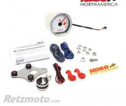 Compte-tours KOSO D75 15000 RPM noir