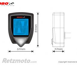 Indicateur de rapport engag� KOSO Super Slime Style