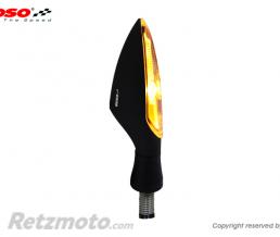 Clignotant KOSO Stinger LED noir/translucide universel vendu � l'unit�
