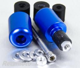 Embouts de guidon universels Pro-Bolt alu bleu