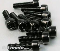 Kit vis BTR M6X1X20MM Pro-Bolt alu noir par 10