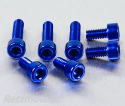 PRO-BOLT Kit vis de trappe r�servoir Pro-Bolt alu bleu par 7 Yamaha