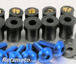 Kit vis pour bulle Pro-Bolt alu bleu par 8