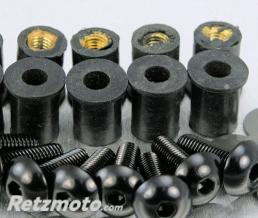 Kit vis pour bulle Pro-Bolt alu noir par 8