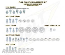 Kit vis complet de plastiques Bolt Suzuki RM-Z250