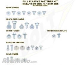 Kit vis complet de plastiques Bolt Honda CRF250R