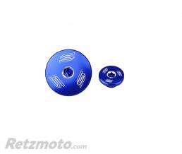 SCAR Bouchon carter moteur lat�raux SCAR bleu Kawasaki