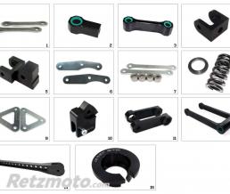 Kit de rehausse de selle TECNIUM construction 1 Yamaha YZF125R