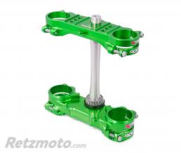 T� de fourche ROCS TECH XTRIG vert offset 23mm Kawasaki KXF