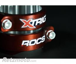 T� de fourche XTRIG Rocs Offset �22mm bleu Husqvarna TC50