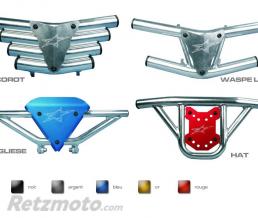 CROSS PRO BUMPER CROSSPRO WASPE LITE PLAQUE AVANT BLEUE POUR QUAD POLARIS