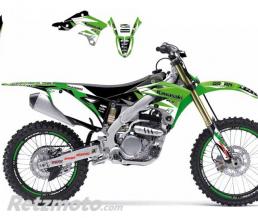 Kit d�co BLACKBIRD Dream Graphic 3 Kawasaki KX500