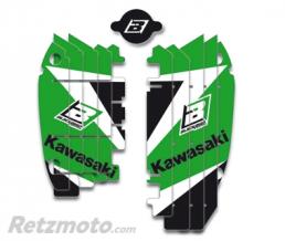Kit d�co de cache radiateur BLACKBIRD Dream Graphic 3 vert Kawasaki KX450F